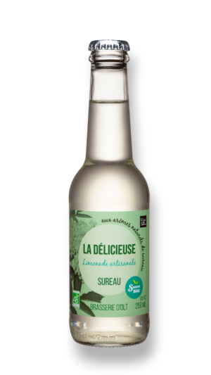 La Délicieuse, limonade artisanale bio sureau— Carton de 24 bouteilles Pack (25 cl)