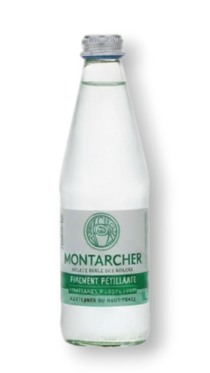 Montarcher : Eau de source pétillante — Carton de  24 bouteilles (33 cl)