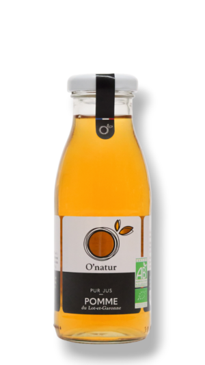 O'Natur : pur jus de pomme bio — Carton de 12 bouteilles (25 cl)