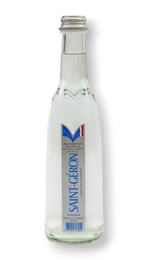 Saint-Géron : eau minérale naturelle gazeuse d'Auvergne — Carton de 24 bouteilles (37,5 cl)